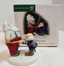 Department 56 Just The Right Size, Santa! Heritage Village North Pole Series - £18.95 GBP