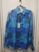 Robert Graham Art Amour Long Sleeve Sweater - Large - £177.05 GBP