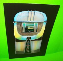 AMI Model A  1946-1947 Jukebox Phonograph Music Color Photo Non Original - $19.43