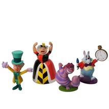 Disney Alice In Wonderland Figures PVC Queen of Hearts Mad Hatter Cheshire Cat - £14.18 GBP