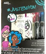 #JustBeYou Tattoo Kit-44 PC-NEW in Box-Girls Birthday12 Individual Party... - £43.01 GBP