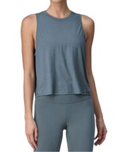 Patagonia cap cool trail cropped tank top in Utility Blue - size L - £35.54 GBP