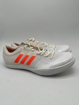 Adidas White Orange Adizero Long Jump Track Shoes BB4100 Men&#39;s  Size  12 - £47.92 GBP