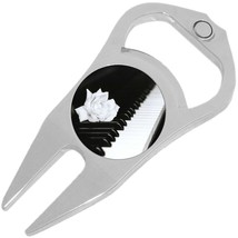 Piano Rose Golf Ball Marker Divot Repair Tool Bottle Opener - £9.40 GBP