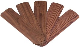 52-Inch Oak/Walnut Replacement Fan Blades, Five-Pack By Westinghouse Lig... - $48.99