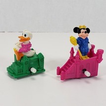 Vintage Mickey Mouse &amp; Donald Duck Disney Toys Burger King Windback Windup Toys - £6.86 GBP