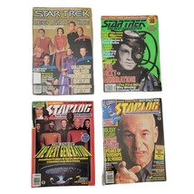 Lot of 9 Star Trek The Next Generation and Deep Space Nine Magazines w/poster! - £11.86 GBP
