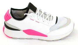 Puma White &amp; Pink RS-O Sound Running Shoes Men&#39;s NEW - £59.82 GBP