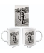 Motorcycle Mama on Vintage Harley Davidson Motorcycle - Mug - £19.17 GBP+