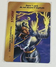Marvel Overpower 1995 Special Character Storm Summon Elemental Power #AT R - £3.52 GBP