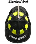 Firefighter Helmt Name - Custom Vinyl Bank Font Helmet Name Decal Sticke... - £6.22 GBP