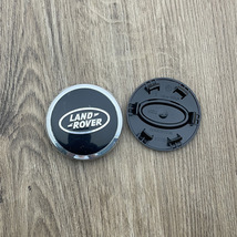 4 Piece 62mm Land Rover Wheel Center Cap Silver Black emblem Hub caps - $17.99