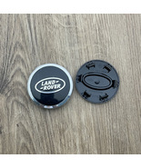 4 Piece 62mm Land Rover Wheel Center Cap Silver Black emblem Hub caps - $24.89 CAD