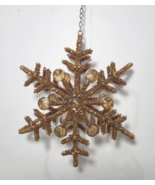 Holiday Star or Snowflake Ornament Hanging w/Tealight, Votive Candle Hol... - $444.50 MXN