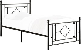 Black Morris Metal Platform Bed From Homelegance. - $172.94