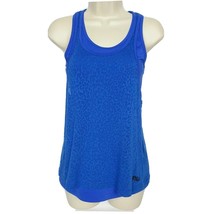 FILA Womens Sport Racerback Tank Top XS Blue Leopard Print Scoop Neck - $13.86