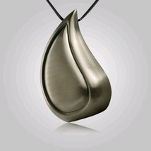 Tear Drop Shaped, Funeral Cremation Urn Pendant, Also Available in Other Sizes - £54.81 GBP
