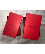 Ferragamo shoe box lot of 2 in 2 sizes empty red - €16,11 EUR