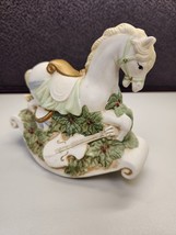 HORSE MUSIC BOX Jingle Bells Vintage - $11.40