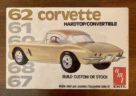 62 Corvette Hardtop / Convertible Empty Box Only AMT 2205 Ertl 6553 - $9.90