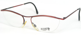 Vintage LE CLUB Actif JASMINNE 54 Ro-Op Rouge/Noir Lunettes 54-15-138mm Italie - £72.07 GBP