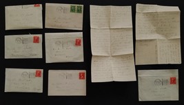 1903 antique 7pc handwritten LETTERS MIN SCOTT brattleboro vt ARTHUR amh... - £70.07 GBP