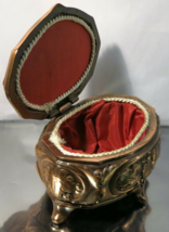 Vintage Copper Trinket Box Gnadenbild Einsiedeln Switzerland Black Madonna - £37.81 GBP