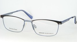 Yana By Bo De Design 2228 64 Brown /STEEL Blue Eyeglasses Glasses Frame 55-17-140 - £58.58 GBP