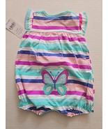 Carter's Romper For Girls Size 3 Months Butterfly On Bottom Creeper - €2,98 EUR Carter's Romper For Girls Size 3 Months Butterfly On Bottom Creeper - €2,98 EUR