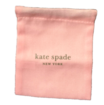 Kate Spade Pink Drawstring 4x3 Jewelry Bag Pouch - $5.99
