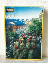 Claretcup Cactus Kodacolor RoseArt Puzzle 500 - Complete 13&quot; x 19&quot; - £11.35 GBP