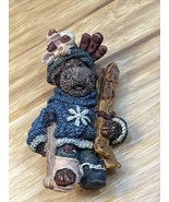 Boyd&#39;s Bears &amp; Friends Folkwear Skiing Moose Crutches Accident Pin Brooc... - $20.30 CAD