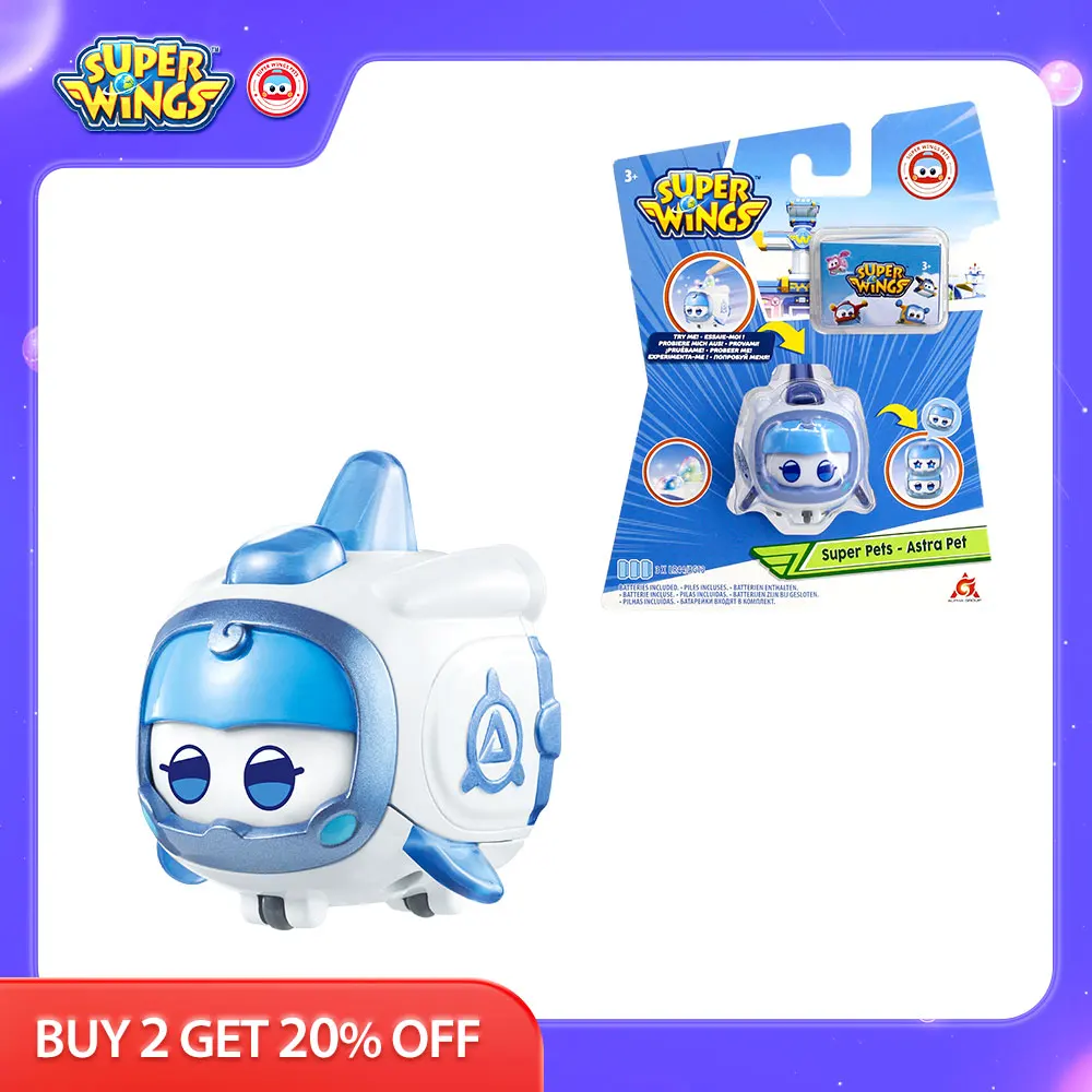 Super Wings Super Pet Stackable Astra Leo Sunny Transforming Change ...