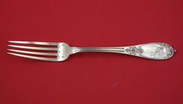 French Sterling Silver Dinner Fork by Henin &amp; Vivier w/ laurel branch 8 1/2&quot; - £147.84 GBP