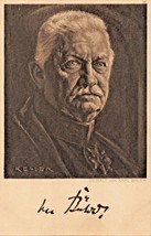 German Generaloberst Karl Von Bülow~Karl Bauer Artist Portrait 1912 Postcard - £3.43 GBP