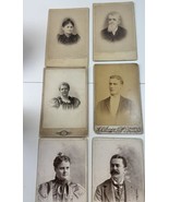 Lot of 6 Antique 1800s Photographs – Cabinet Cards Civil War Era  4x6 Fa... - $597.06 MXN