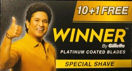 55 Gillette Winner Platinum DE double edge razor blades - £7.85 GBP