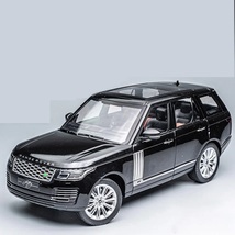 BLACK 1/18 Range Rover Suv Off-road Vehicle Alloy Model Car Diecast Scale Static - £63.20 GBP