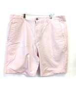 Merona Target Chino Shorts Mens Size 40 Club Flat Front Cotton Pink - $10.00