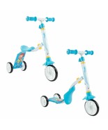 3 Wheeled 2 In 1 Convertible Scooter Adjustable Seat Handlebars Ages 2 - 6 - $80.99