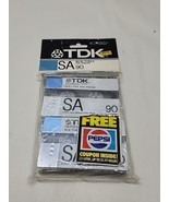 New Old Stock TDK SA-90U2 SA-90 Super High Res.  (2Pk)  Sealed 80&#39;s  - $489.88 MXN