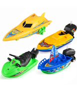 Wind-Up Boat Bath Toy, 4 Pack Clockwork Boat Bathtub Toy, Ship Winding C... - €27,34 EUR