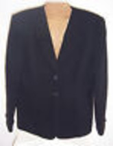 Dana Buchman Navy Blue Wool Suit Jacket Blazer Misses Size 8 - £14.78 GBP