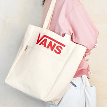 NEW VANS x KASTANE Original Beige BIG Shoulder Tote Bag from Japan Magazine - $19.99