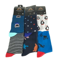 GK Men&#39;s Novelty Socks Assorted Colors Designs Mid-Calf Shoe Size 10-13 - £10.32 GBP