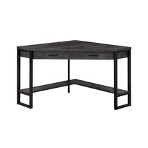 Monarch Specialties 42 in. Reclaimed Wood Corner Computer Desk Black - $8,654.23 MXN