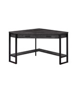 Monarch Specialties 42 in. Reclaimed Wood Corner Computer Desk Black - $462.26