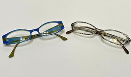 Lot of 2 Womens Full Rim Eyeglass Frames Prodesign Denmark and Michael Sims - £10.83 GBP