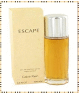 Escape Parfum Spray 3.4 Fl oz 100 ml By Calvin Klein New in Box  - £51.76 GBP