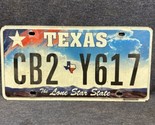 Texas License Plate CB2 Y617 - £6.25 GBP